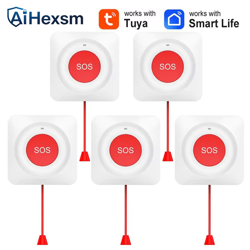 Home Assistant Tuya - Przycisk SOS Tuya Smart Wireless, bezprzewodowy