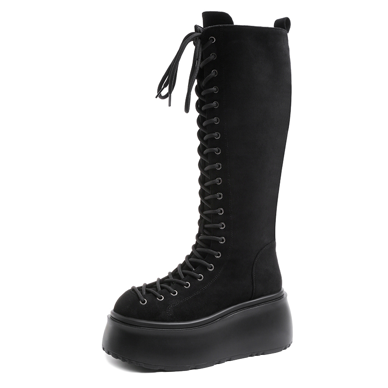 Tasmota - Botki damskie na koturnie 8 cm