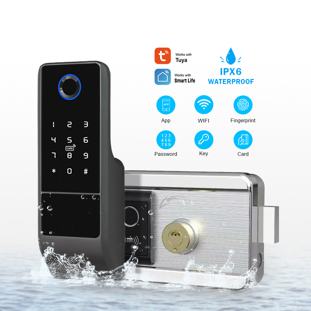 Tuya Smart - Wodoodporny zamek WiFi Tuya APP z