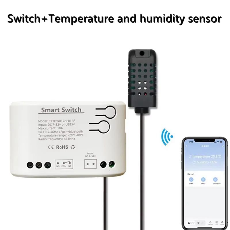 A01F – inteligentny przełączni – Smart Relay Tuya recenzja i cena