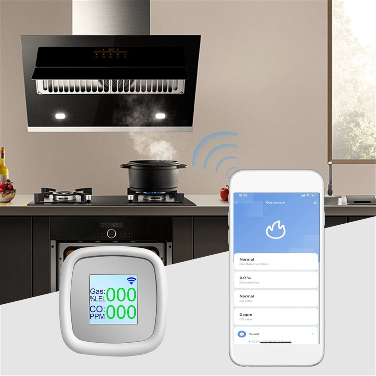 [Y39A] Tuya WIFI Detektor Gazó – Tuya Smart recenzja i cena