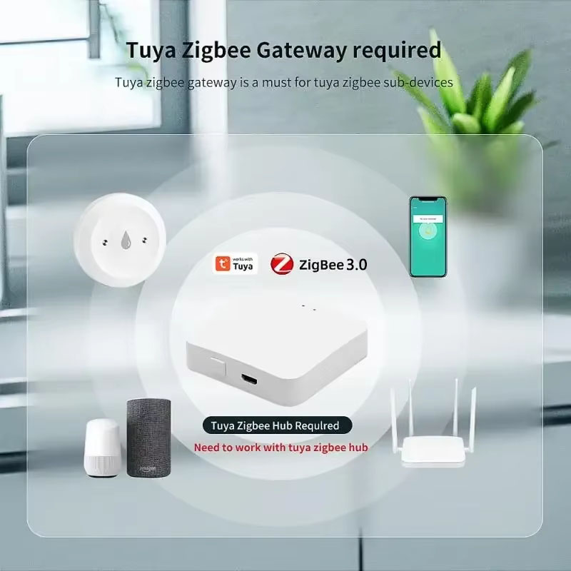 Czujnik wycieku wody Tuya ZigB – Home Assistant Tuya recenzja i cena