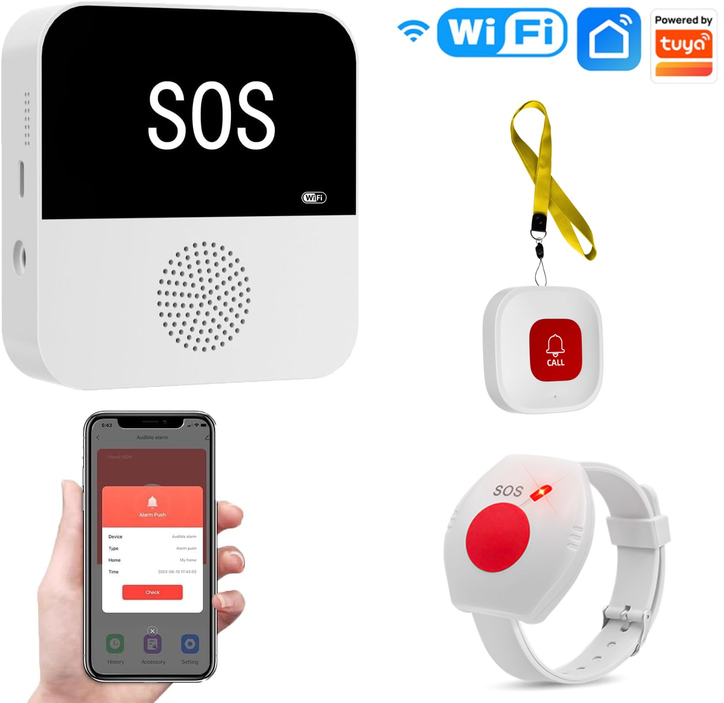 Bezprzewodowy WiFi Pager dla o – Home Assistant Tuya recenzja i cena