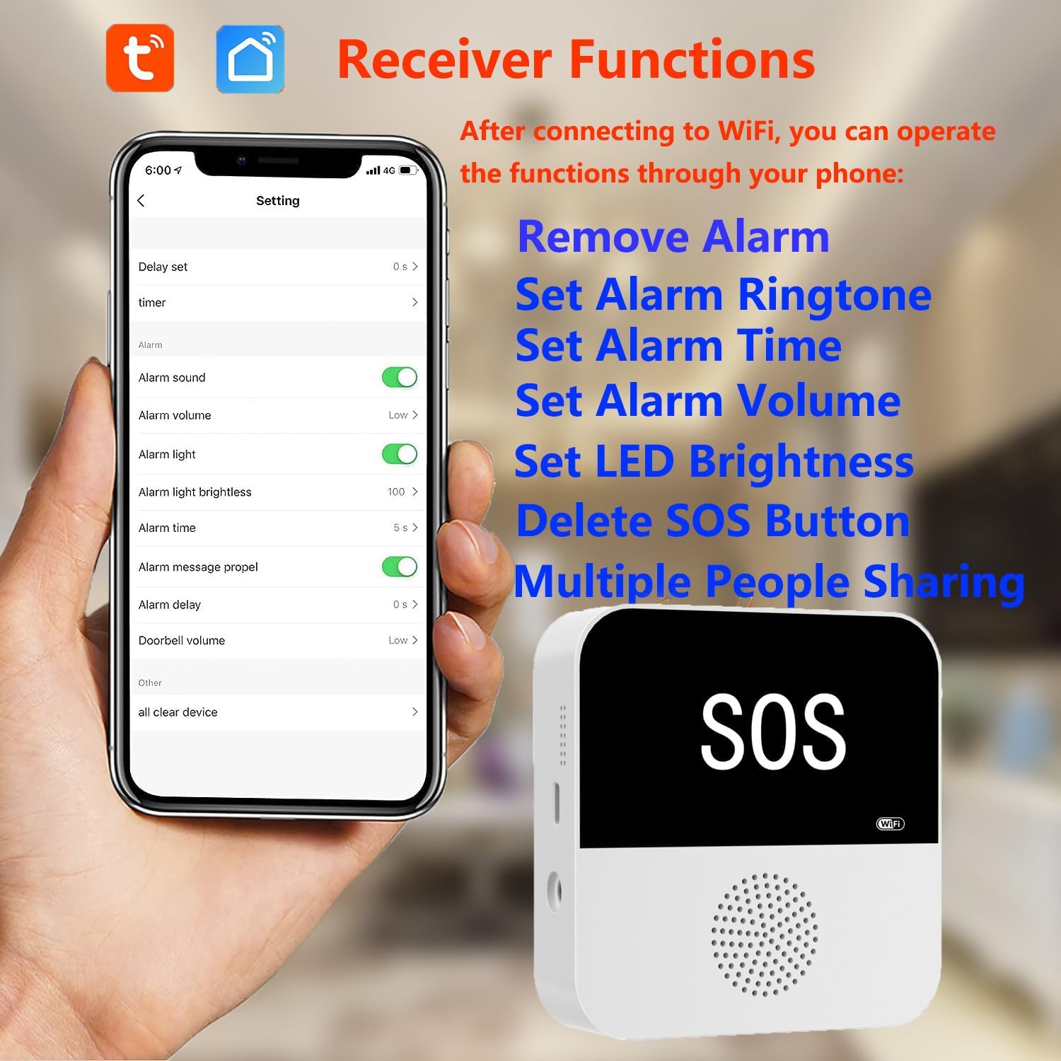 Bezprzewodowy WiFi Pager dla o – Home Assistant Tuya recenzja i cena