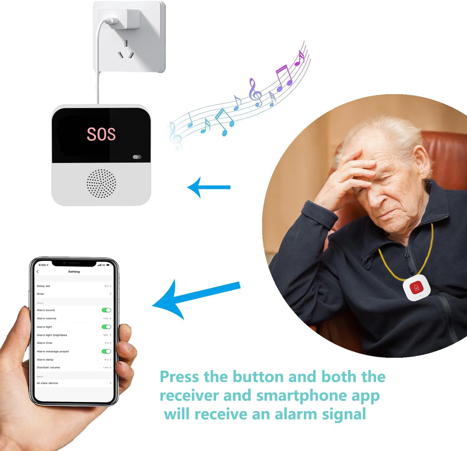 Bezprzewodowy WiFi Pager dla o – Home Assistant Tuya recenzja i cena